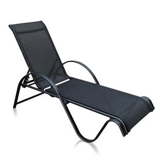 Шезлонг пляжный Рио-2 (silver/black)