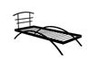 Кровать односпальная САКУРА (90х200/металлическое основание) Коричневый бархат