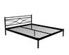 Кровать Мираж 140х200 (металлическое основание/Бежевый)