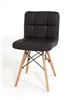 Стул S-811MT (PU BLACK / натуральный) БАЗОВЫЙ