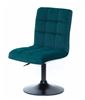 Стул AUGUSTO (GREEN B-1003 velvet / Black) КОМБИНИРОВАННЫЙ