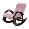 Кресло-качалка К-5 (темный тон / 08 - розовый)