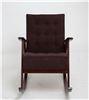 Кресло-качалка РЕТРО (темный тон / RS32 - коричневый)