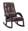 Кресло-качалка  Модель 67 (венге/Antik крокодил)  коричневый