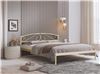 Кровать двуспальная Флоренция (160х200/металлическое основание / Бежевый)