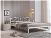 Кровать двуспальная Флоренция (140х200/металлическое основание / Белый)