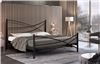 Кровать Лиана (140х200/металлическое основание) Черный