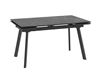 Cтол с керамическим покрытием Chelsy (F)-140 (STONE BLACK ST CER/Черный)140(30+30)х85