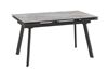 Cтол с керамическим покрытием Chelsy (F)-140 (STONE GREY ST CER/Черный)140(30+30)х85