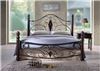 Двуспальная кровать мод. Dynasty-160х200 Темный орех