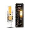 Лампа Gauss LED G4 12V 2W  2700 R  (207707102)