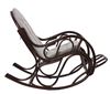 Кресло-качалка с подушкой CLASSIC (MI-001/Economic/D.Brown-Mat) Орех