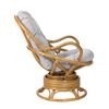 Кресло-качалка с подушкой SWIVEL ROCKER (MI-002/Economic foot/S2-MATT) Золотой мед