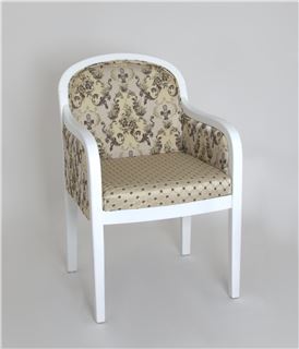 Кресло Миледи-2  (Белый/матовый/ткань 109+110)
