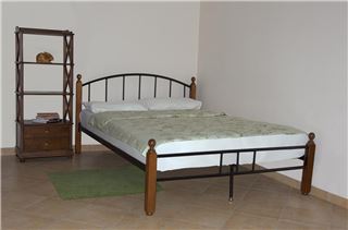 Кровать 915 - М (140х200/Черный металл)