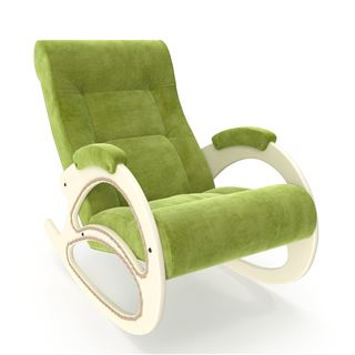 Кресло-качалка мод.№4 (Verona Apple Green/Дуб шампань)