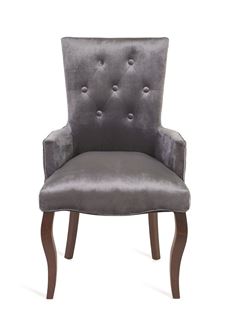 Кресло Виктория (темный тон / 45 - голубовато-серый)