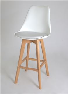 Полубарный стул  635-S/65 (WHITE-07)