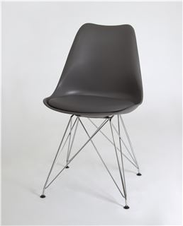 Стул с металлическим основанием 635-A (Grey-21)