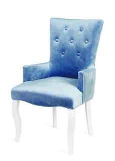 Кресло Виктория (эмаль белая / 9 - небесно-голубой)