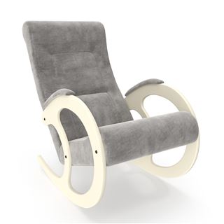 Кресло-качалка Модель №3  (Verona Light Grey/Дуб шампань)
