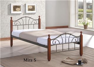 МИРА Кровать (90х190) Темный орех