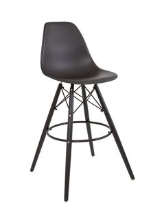 Полубарный стул 638-G/Н65 Eames (Black-04)
