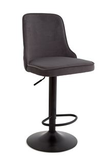 Стул ADAM Bar BK-Base 942 (Velvet GREY B-1004)