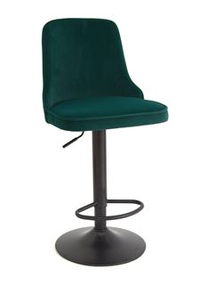 Стул ADAM Bar BK-Base 942 (Velvet GREEN B-1003)