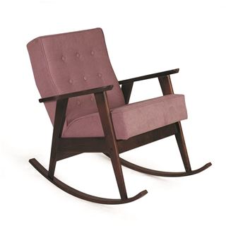 Кресло-качалка РЕТРО (темный тон / 08 - розовый)