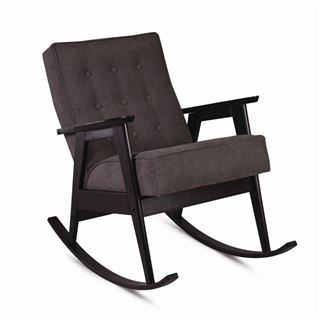 Кресло-качалка РЕТРО (венге / 11 - темно-серый)