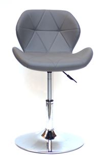 Стул барный 302T-1 PU (Grey-21)