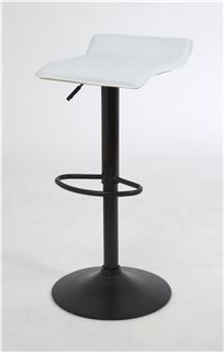 Барный стул ABAZ 2W17 (PVC WHITE / черный) КОМБИНИРОВАННЫЙ