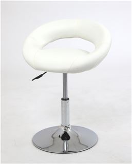 Стул S-905F (PU WHITE / хром) КОМБИНИРОВАННЫЙ