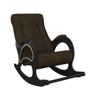 Кресло-качалка мод. 44 (Мальта-15/Венге) с лозой