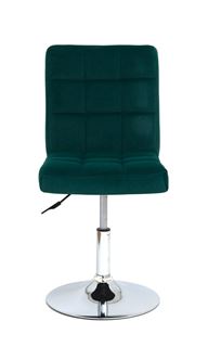 Стул AUGUSTO (GREEN B-1003 velvet / Хром) КОМБИНИРОВАННЫЙ