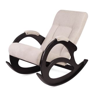 Кресло-качалка К-5 (венге / 02 - светло-серый)