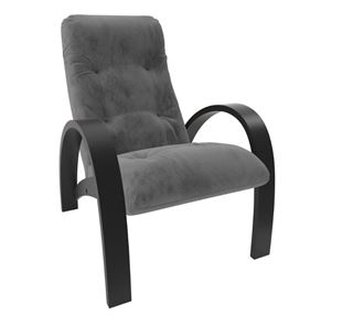 Кресло S 7 (Венге шпон/Antazite Grey)