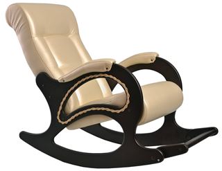 Кресло-качалка мод. 44  (Or. Perlam-106/Венге) Жемчужный