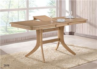 Обеденный стол 2058 (Дуб антик белый)