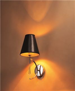 Настенная лампа арт. 1015 (Е14, 1х40W) Черный