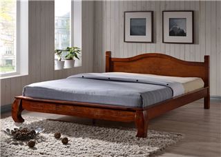 Двуспальная кровать Саманта  (160х200/цвет Dominic Oak)
