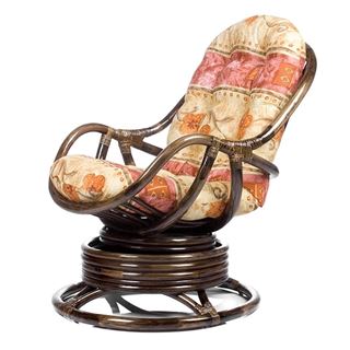 Кресло-качалка  Kara (Dark Br.-MATT) с подушкой Орех