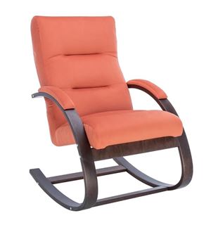 Кресло-качалка Милано  (Орех текстура/ткань V 39)