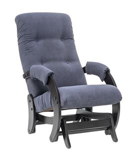 Кресло-маятник Модель 68 (Denim Blue Verona/Венге )