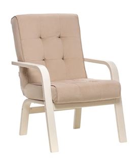 Кресло Модена  (Слоновая кость/ткань V 18, кант V 18)