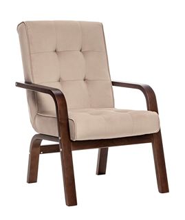 Кресло Модена  (Орех текстура/ткань V 18, кант V 18)