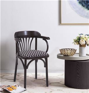 Стул Венский мягкий (венге, ткань 5 black)