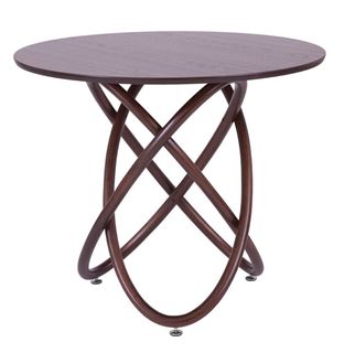 Стол не раскладной Линц 90 Red Black(Тёмный тон)