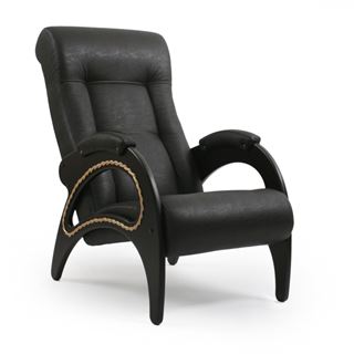 Кресло для отдыха, мод.41 (Венге / Дунди-108) Коричневый